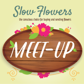 Slow Flowers Meet-Up Logo Art