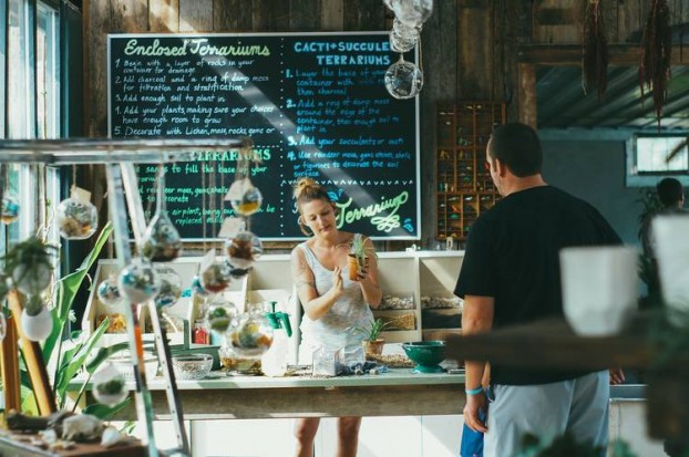 The Planting Bar at Flowers and Weeds