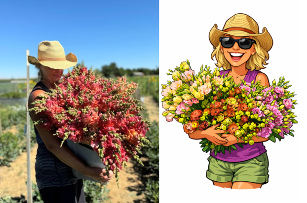 Sara Groeneweg of Bloomz Flower Farm