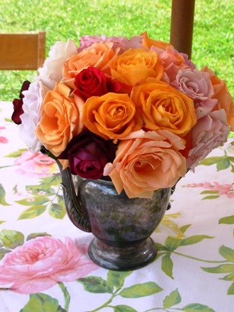a mixed bouquet