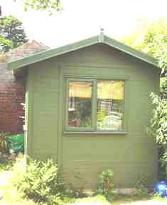 Alex’s shed-office