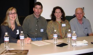 Rosanne Olson, Bill Wright, Debra Prinzing and Dick Busher