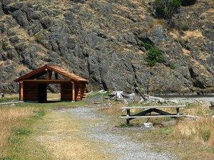 The fishing hut on Spencer Spit