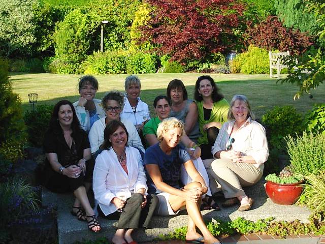 Back row, from left: Tina Dixon, Nita-Jo Rountree, Gillian Matthews, me; Center row, from left: Janet Endsley, Wendy Welch, Kathy Fries, Marty Wingate; Front row, from left: Lorene Edwards Forkner, and Stacie Crooks