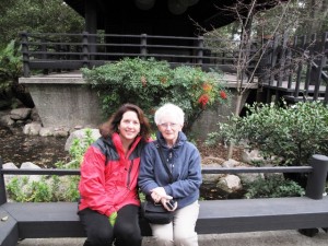 Deb and Anita (Mom) in Japanese garden