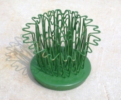 Here is the 2-1/2 inch round hairpin flower holder.