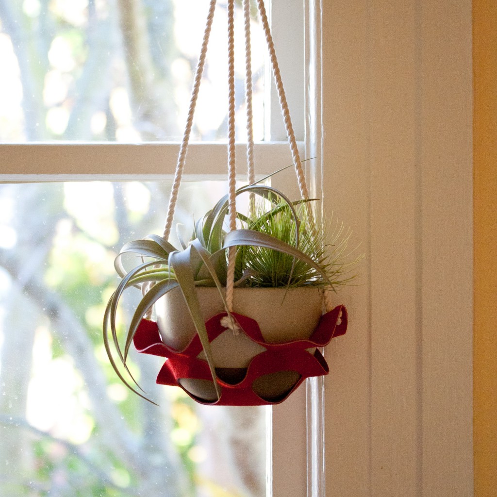 Lila B. Design's new plant hanger - a SF-designed and fabricated product.