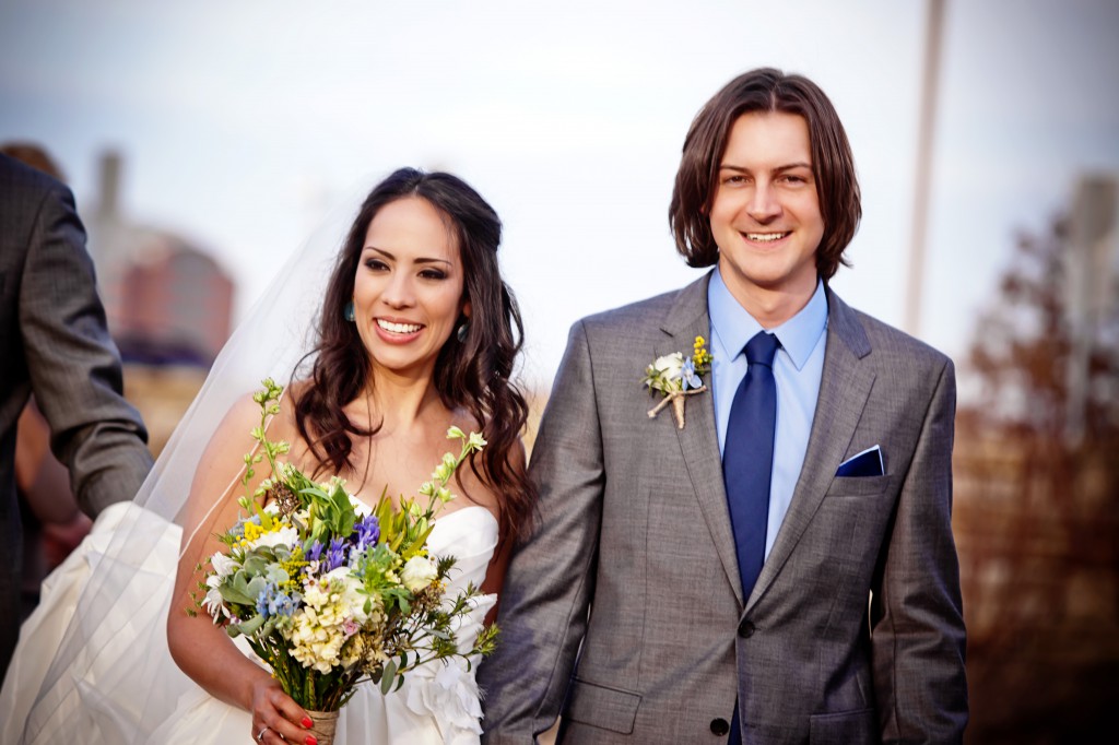 A Sunny Meadows Flower Farm wedding, with bride Pilar and groom Matt - and their beautiful seasonal & local Ohio-grown flowers