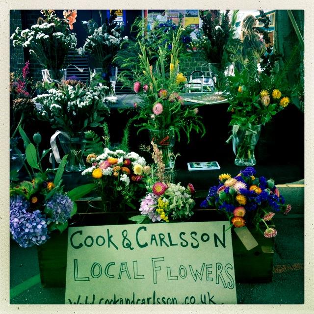 Cook & Carlsson's stall at the Chatsworth Road Market in East London.