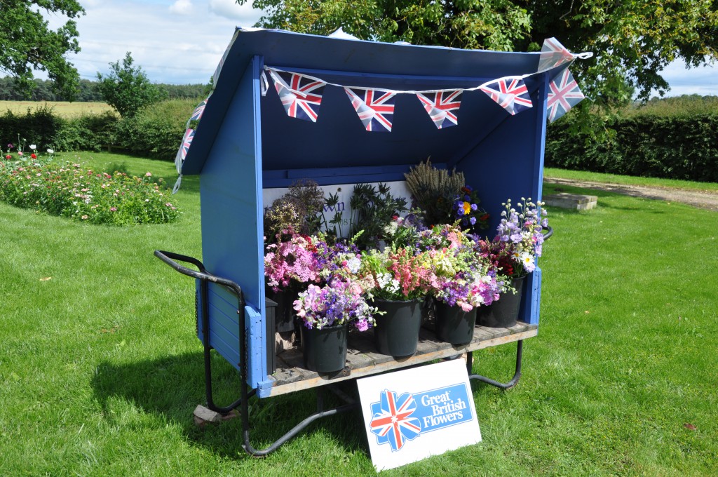 Farm gate sales of British flowers.