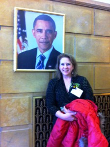 Debra goes to Washington to promote American Grown Flowers!
