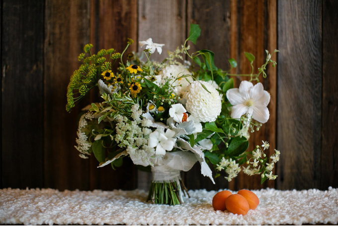 A McKenzie Powell floral bouquet, photographed by Jasmine Star.  