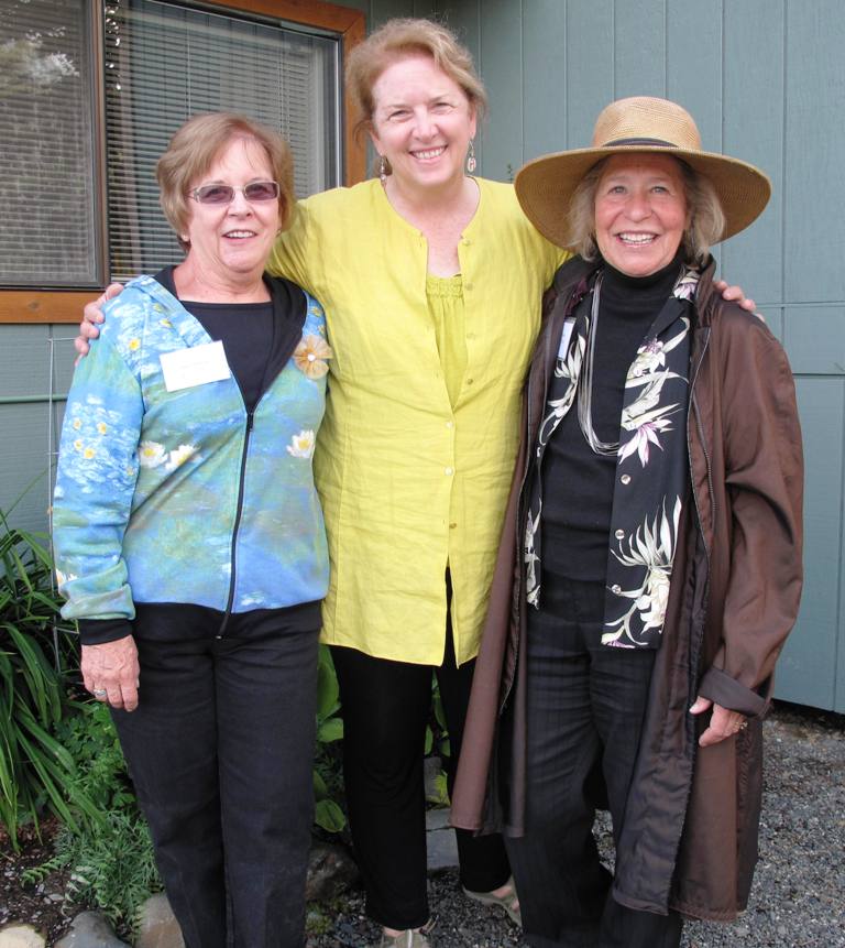 My lovely hosts from the Homer Gardeners' Weekend, Roni Overway (left) and Brenda Adams (right)
