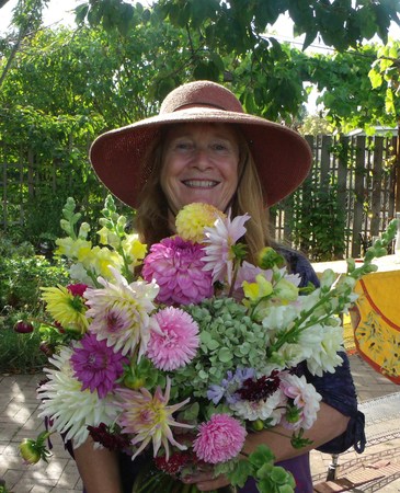 Sid Anna Sherwood of Annie's Flower Farm in Sequim, Washington