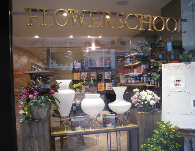 As pretty as a flower shop, the Flower School New York is located on West 14th Street in NYC.