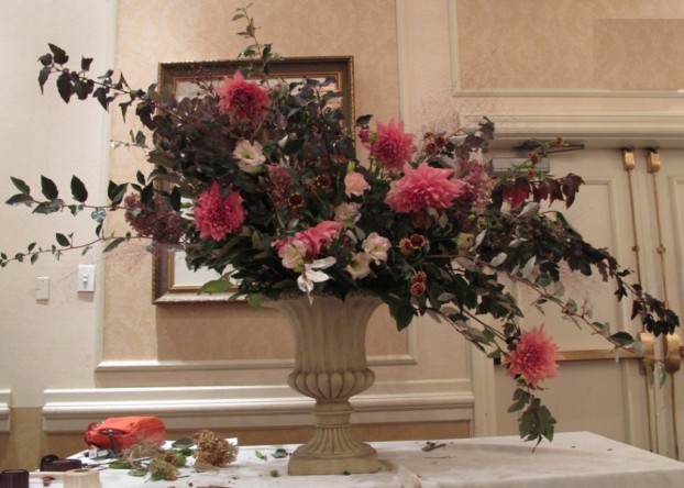 Gorgeous, local, seasonal and simply sublime: Sullivan Owen's lovely urn arrangement.