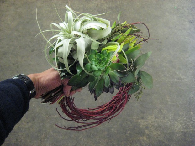 Man bouquet, designed by Riz Reyes of RHR Horticulture.