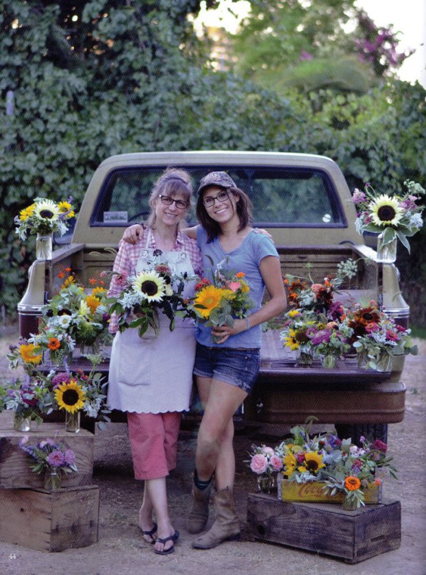 Karen and Karly of Verbena, photographed at their Roseville, California flower farm.