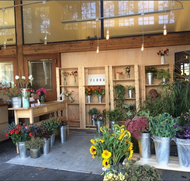 A peek inside the new flower shop in Oakland.