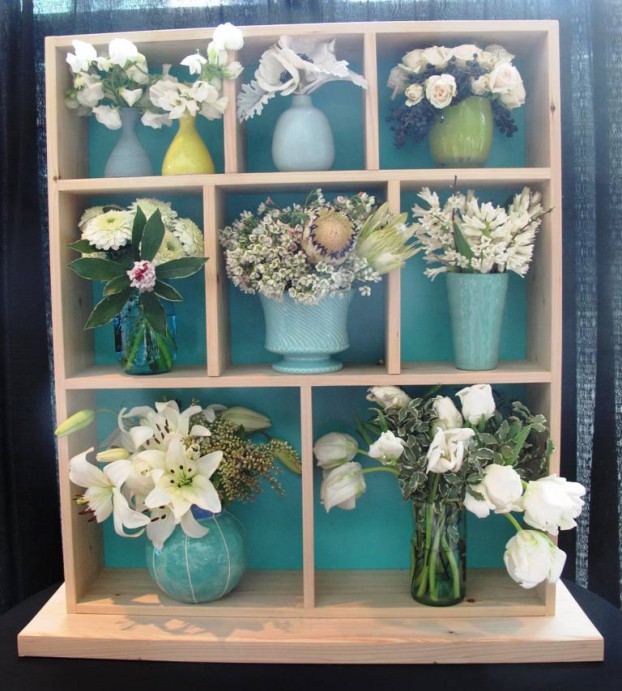 Call it a shadowbox or a curio cabinet, this charming display cupboard was custom made by Andy Chapman of Stumpdust.com.