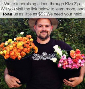 Yay! Triple Wren Farms hit the goal of $4,800 funding to expand their flower farm.