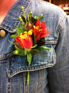 A B Side boutonniere.