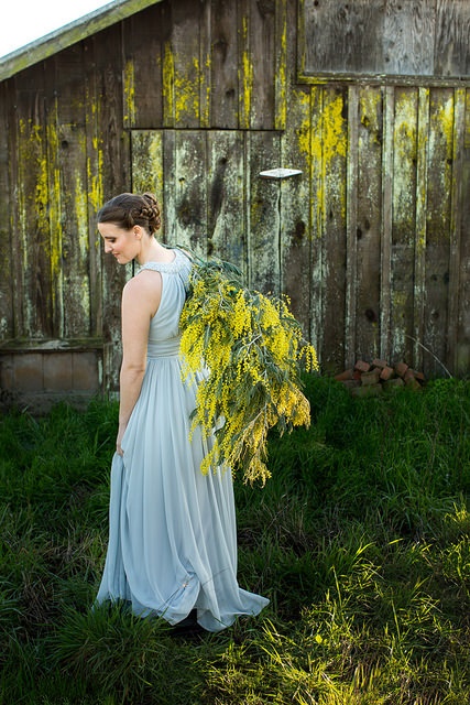 Betany Coffland, portrayed in an scene inspired by Chloris, the Greek goddess of flowers, photo by Paige Green