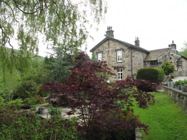 Hoo Hole House in Hebden Bridge, a centuries-old restored stone manor and HQ for Sarah's flower-filled world.