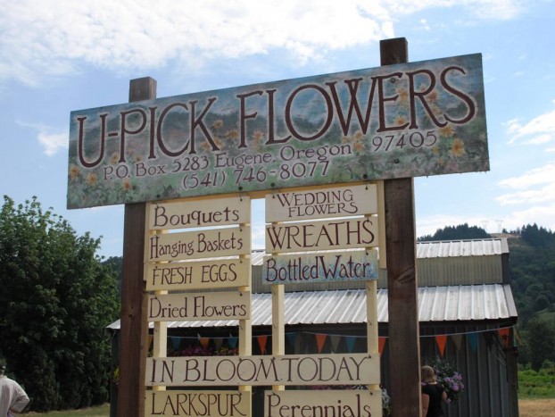 Farmstand Sign offers American-grown Lovelies and more!