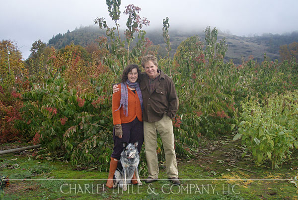 Flower Farmers Bethany and Charles Little