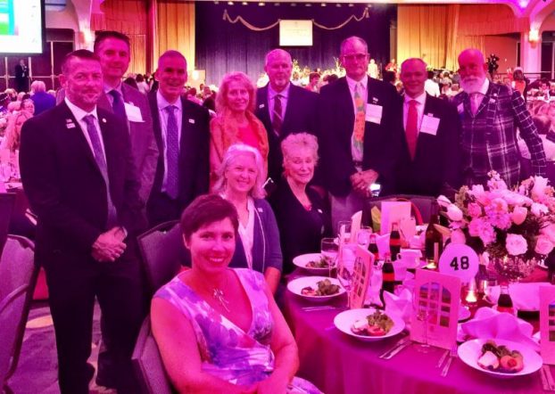 Representing American Grown from left to right are Daevid Reed, Tim Dewey, Bill Frymoyer, Diana Roy, David Register, Lane DeVries, Kasey Cronquist, David Beahm and seated are Andrea Gagnon, Debra Prinzing and Rita Jo Shoultz