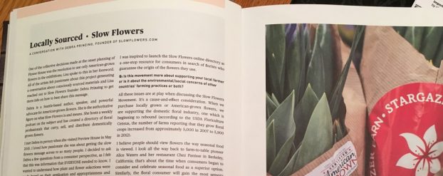 Heather invited me to answer a Q&A about Slow Flowers and share my point of view about the state of domestic flower farming and floral design.