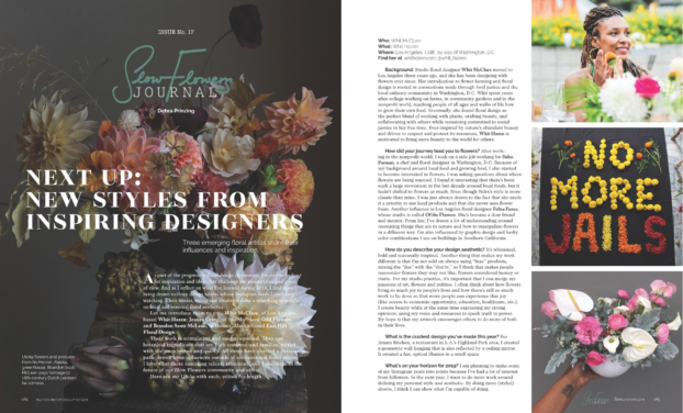 Florists' Review December 2018 article about Whit McClure of Whit Hazen