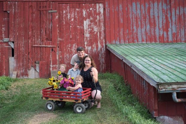 2017 portrait of the Harris family