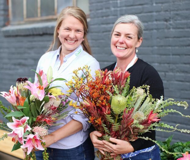 Joy Longfellow and Hilary Alger of Johnny's Seeds