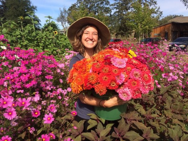Zoe Hitchner, Front Porch Farms flower farmer.