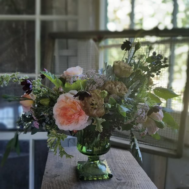 A lovely arrangement from the Crowley House Flower Farm