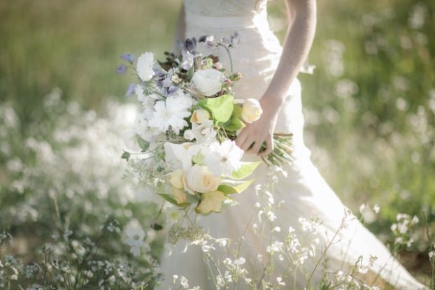 A beautiful bridal bouquet designed by Jaclyn Nesbitt