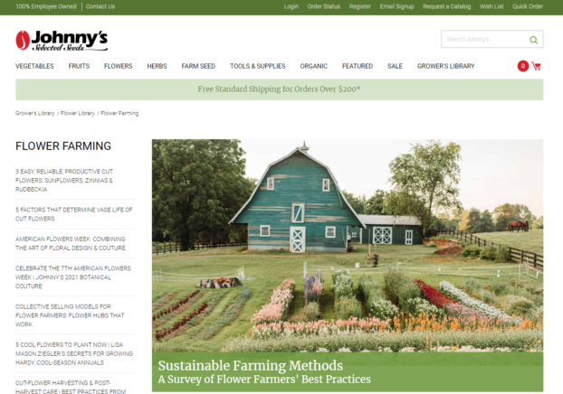 Johnny's Sustainable Farming story