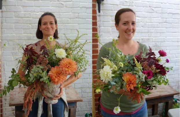 Melissa Cipollone of Southern Drift Farm in Guyton, GA and Melissa Smith of Fraylick Farm in Travelers Rest, S.C.