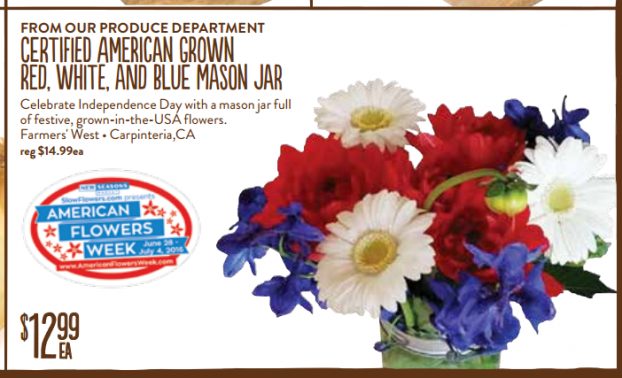 New Seasons based in Portland promotes American Flowers Week, chain-wide 