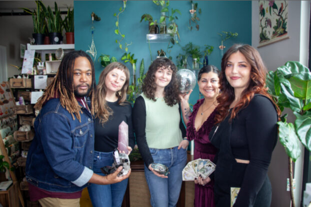 The Roadside Blooms team (Toni Reale is second from right)
