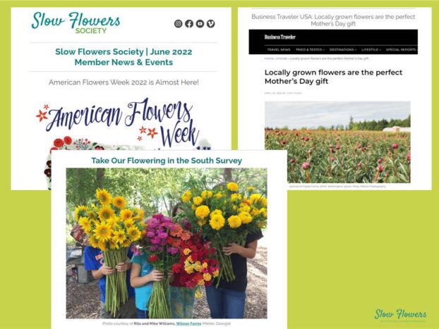 Slow Flowers Newsletter