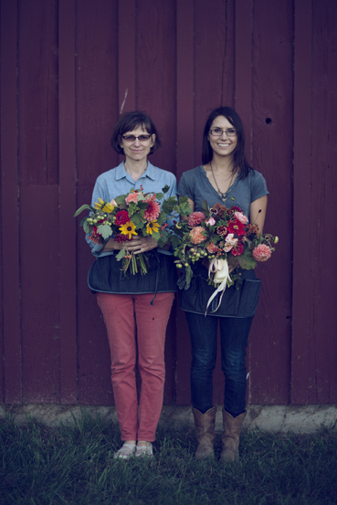 Karen Plarisan (left) and Karly Sahr (right) of Vebena Flowers + Trimmings
