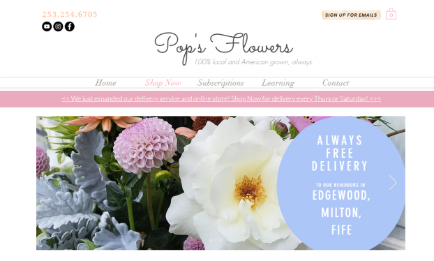 pops flowers website