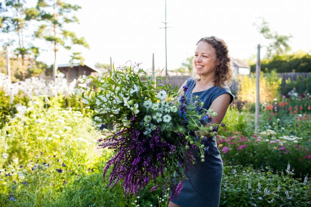 April Vomfell of Flathead Farmworks in Kalispell, Montanta (c) Amy Messenger