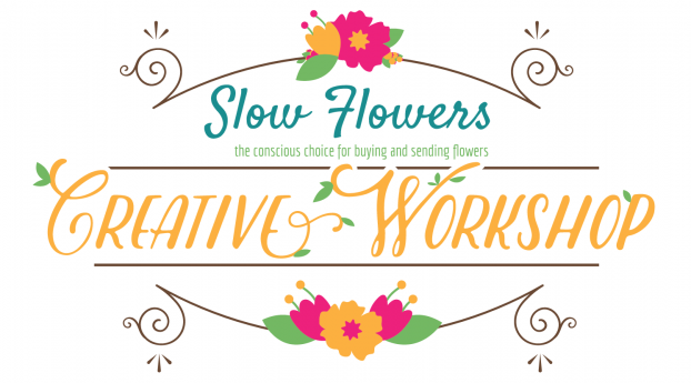 Slow Flowers Creative Workshop logo art