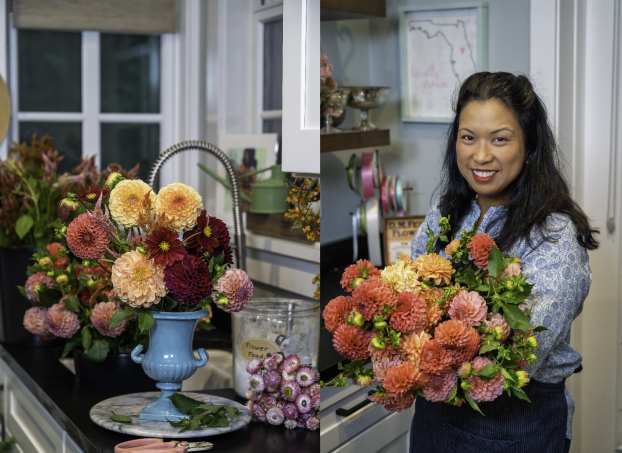 Eileen in her studio for Where We Bloom