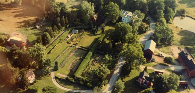 An aerial view of Meadowburn Farm today. 