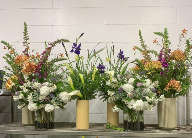 Flowers from the King Estates Winery cutting garden.